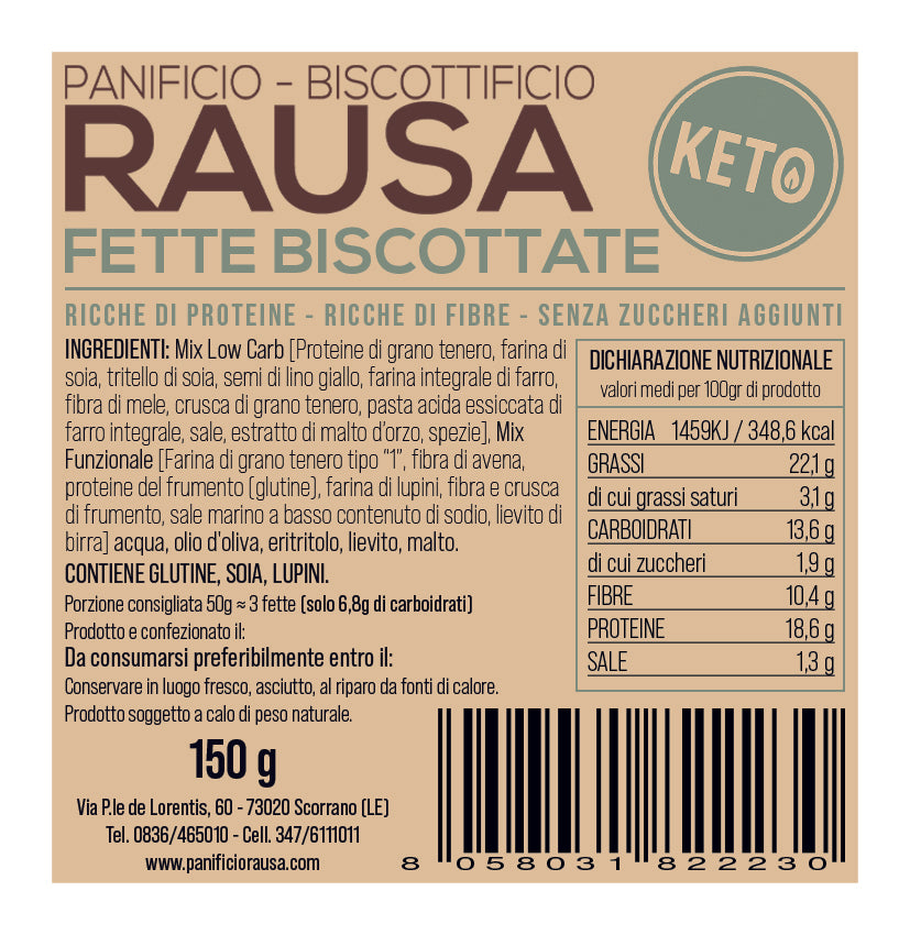 Fette Biscottate Keto