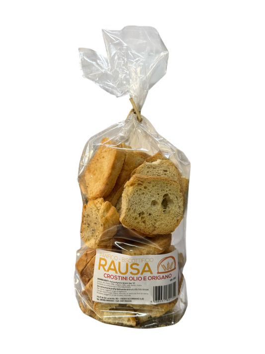 Crostini Olio d'Oliva e Origano